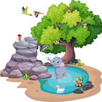 Cartoon   Bath Time Thumbnail