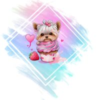Puppy  cup cake Thumbnail